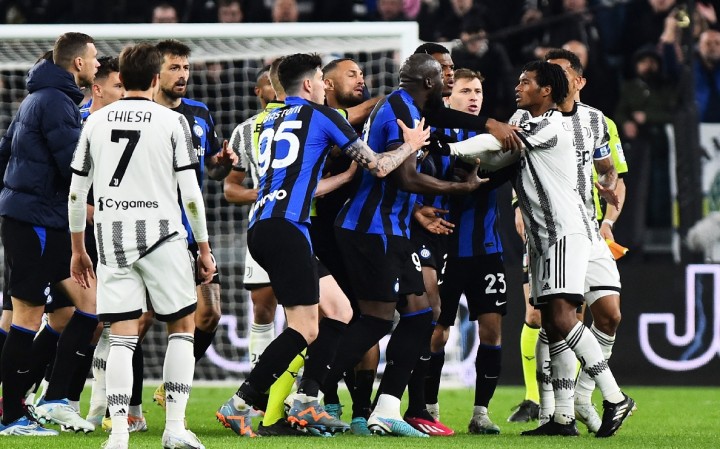 Laga Juventus vs Inter Milan Penuh dengan Keributan. (Okezone.com/Foto)