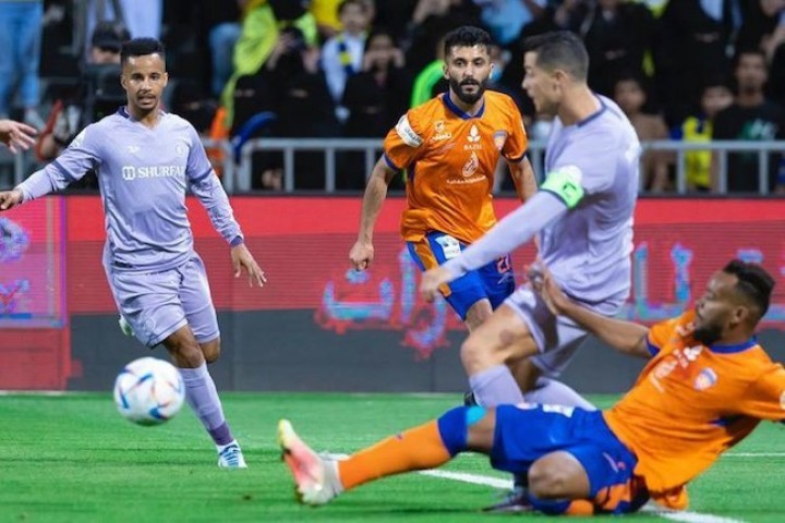 Hasil Liga Arab Saudi: Al Nassr vs Al Feiga Berakhir Imbang, Ronaldo tak Berkutik. (Twitter/Foto)