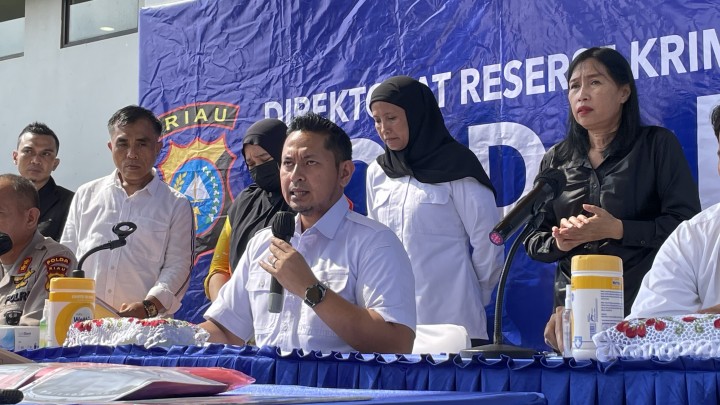 Kasubdit 3 Ditreskrimsus Polda Riau Kompol Faizal Ramzani