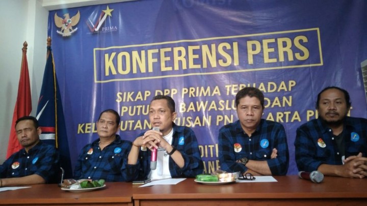 Ini Tanggapan Prima Setelah Banding KPU Diterima Pengadilan