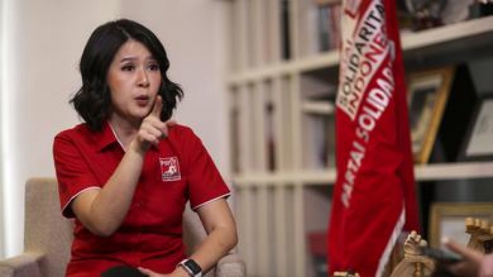Wakil Ketua Dewan Pembina PSI, Grace Natalie Menemui Ketum Golkar Airlangga Hartarto. Sumber: liputan6.com