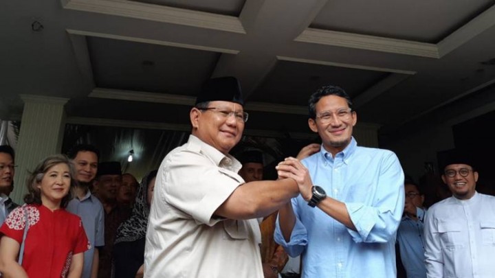 Prabowo Subianto dan Sandiaga Salahuddin Uno