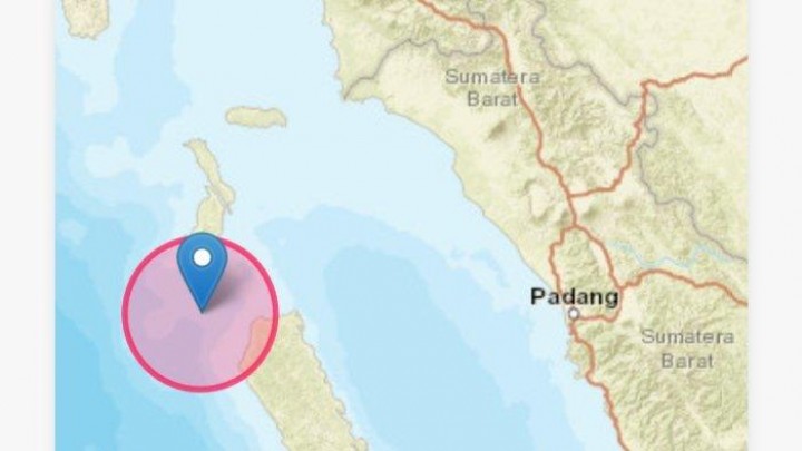 Laporan BMKG gempa bumi yang terjadi di Provinsi Sumatera Barat /BMKG