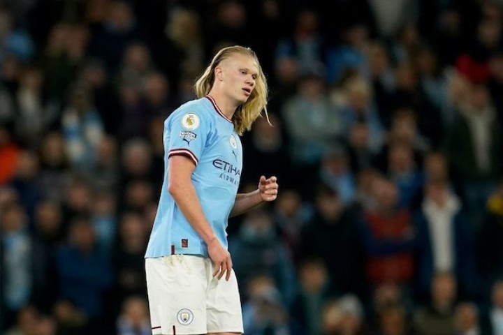 Man of the Match Manchester City vs Arsenal: Erling Haaland. (Bola.net/Foto)