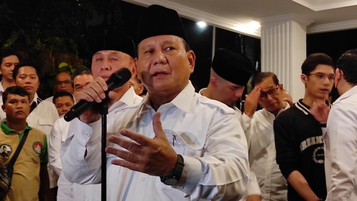 Kata Prabowo Subianto Soal Bergabungnya Iwan Bule