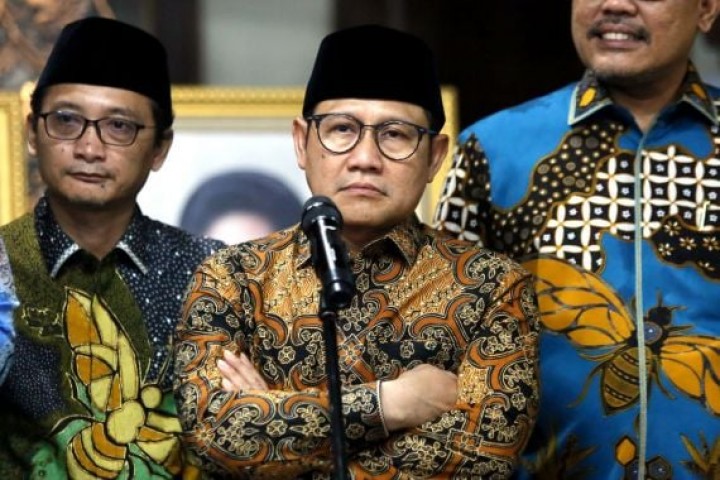 Ketua Umum PKB Muhaimin Iskandar membeberkan hasil pertemuan dengan Ketua Umum Partai Demokrat Agus Harimurti Yudhoyono. Sumber: JPNN.COM
