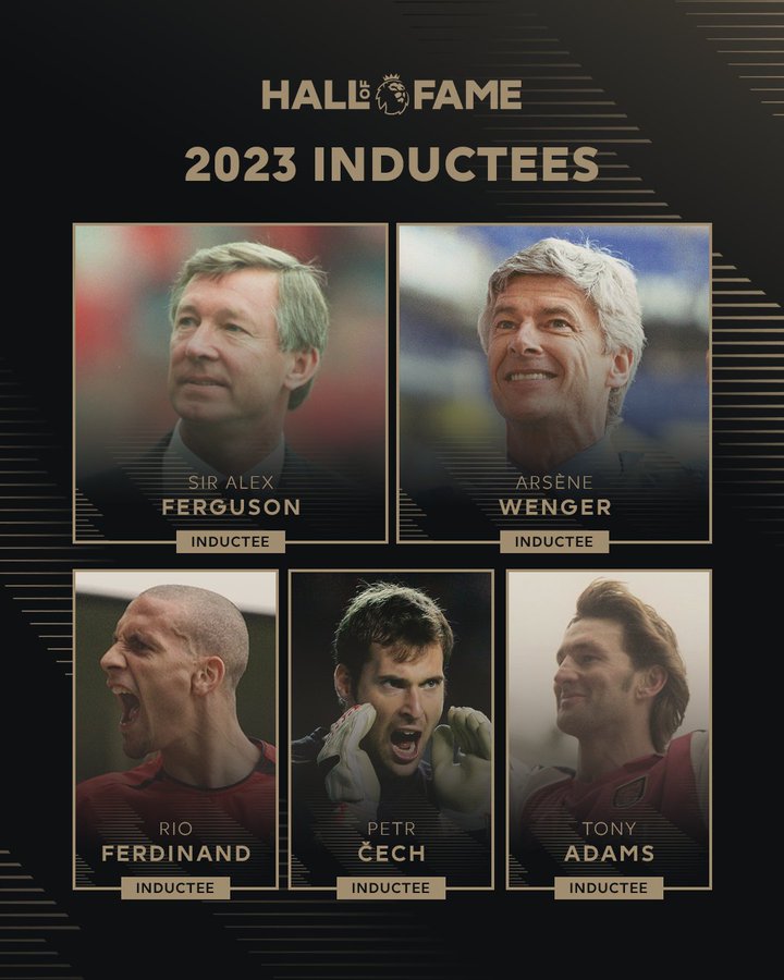 Rio Ferdinand, Petr Cech, dan Tony Adams Masuk Premier League Hall of Fame. (@premierleague/Foto)