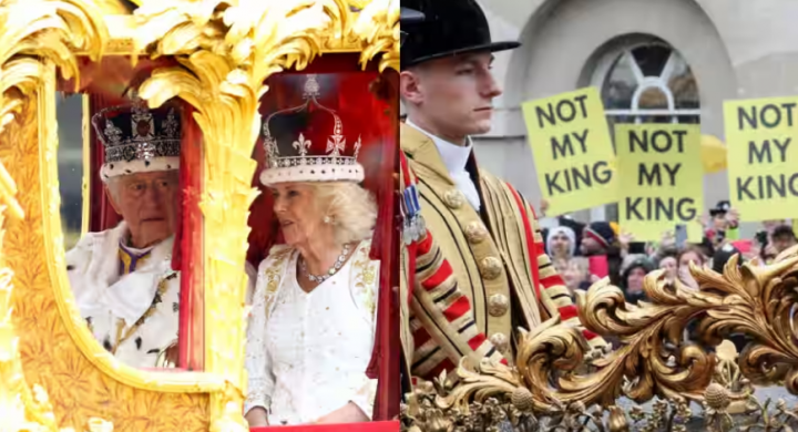 Prosesi penobatan Raja Charles III dipenuhi dengan ejekan yel-yel penolakan dari aktivis anti-monarki /net