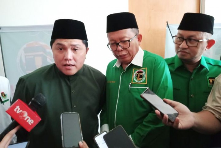 PPP Blak-blakan, Lirik Erick Thohir untuk Dijadikan Sebagai Cawapres 2024