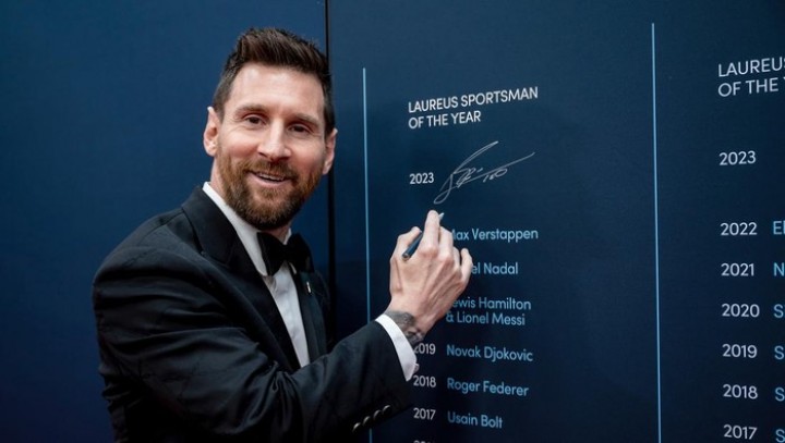 Lionel Messi Buat Rekor Baru Usai Menangi Laureus Award 2023. (detik.com/Foto)