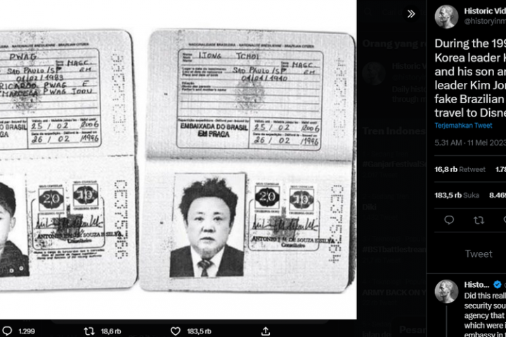 Waduh,  Kim Jong Un Pernah Pakai Paspor Palsu demi Bisa Main ke Disneyland 