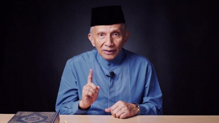 Mantan Ketua MPR RI, Prof Amien Rais menyebut masa depan Presiden Joko Widodo alias Jokowi suram. Sumber: detik.com