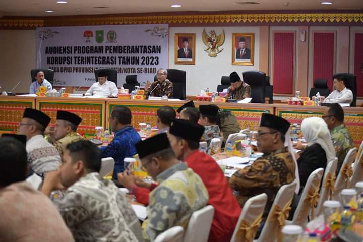 KPK Gelar Audensi Dengan DPRD se Riau 