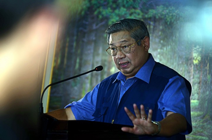 Ketua Umum Ganjarian Spartan Guntur Romli mengomentari pernyataan Susilo Bambang Yudhoyono (SBY) yang tak menerima sistem proporsional tertutup. Sumber: The Jakarta Post