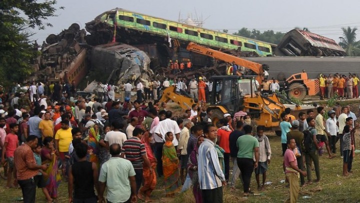 Mengerikan! Korban Tewas Kereta India Naik Jadi 288 Orang, Terparah Sepanjang Sejarah. (detik.com/Foto)