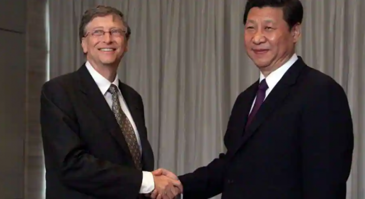 Bill Gates diperkirakan akan bertemu dengan pemimpin China Xi Jinping pada hari Jumat /Twitter