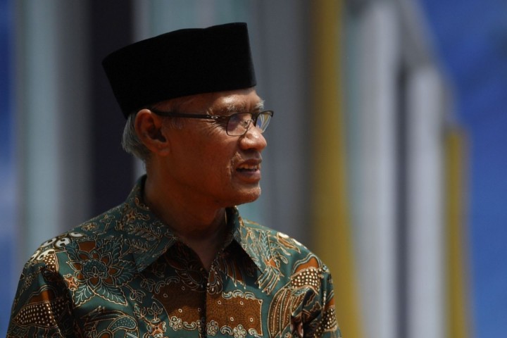 Ketua Umum Pimpinan Pusat (PP) Muhammadiyah Haedar Nashir mengimbau kepada warga Muhammadiyah agar tidak hanya mengedepankan asas-asas luber dan jurdil menjelang Pemilihan Umum (Pemilu) 2024. Sumber: Internet