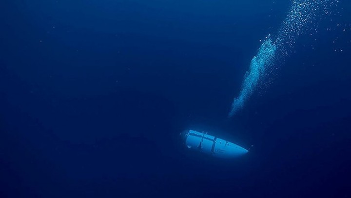 Disebut Meledak Dibawah Laut, Ada Seorang Miliader dari 5 Korban Kapal Selam Titanic. (CNNIndonesia,com/Foto)