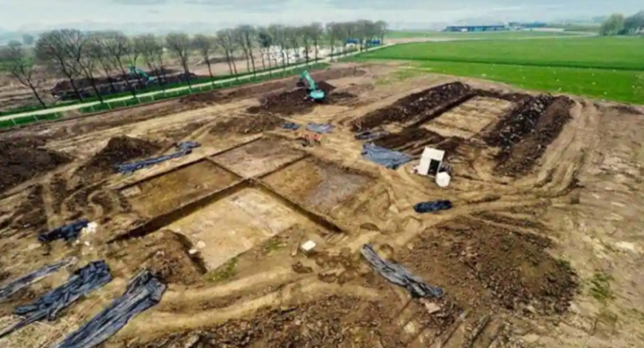 Penemuan Tanah pemakaman yang digali di Belanda /Twitter