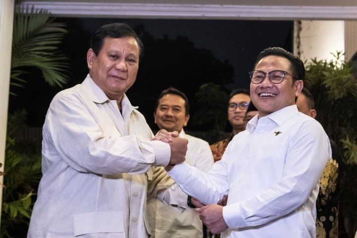 Meskipun partai besutan Muhaimin Iskandar alias Cak Imin, PKB sedang dekat dengan PDI Perjuangan, mereka mengaku masih memegang komitmen bersama Partai Gerindra di Pilpres 2024. Sumber: Kompas.com