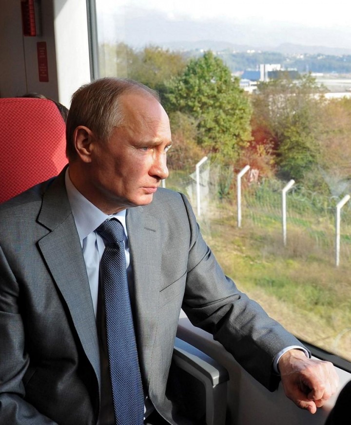 Putin Ciptakan Kereta Pribadi Lapis Baja, Ada Fasilitas Gym hingga Peralatan Canggih. (Twitter/Foto)