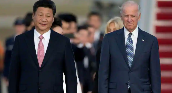 Pemimpin China Xi Jinping dan Presiden AS Joe Biden /Twitter