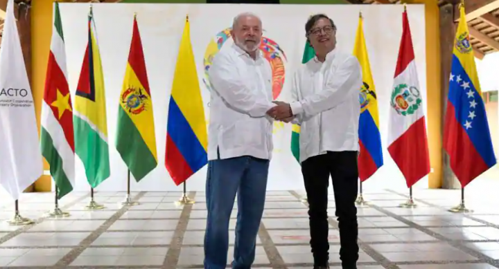 Lula Da Silva dan Gustavo Petro menjanjikan kerja sama untuk melindungi Amazon /Reuters