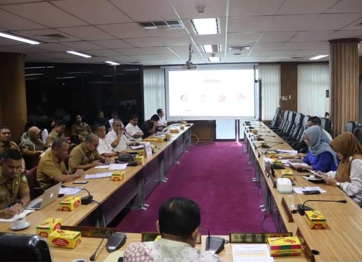 Komis V RDP Dengan Dispora dan KONI Riau Terkait Persiapan Porwil XI 2023