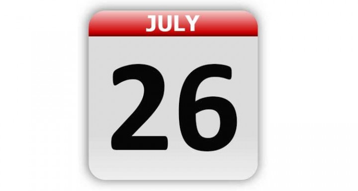 Berikut beberapa fakta dan peristiwa tercatat sejarah yang terjadi pada tanggal 26 Juli /scottwintersblog.com