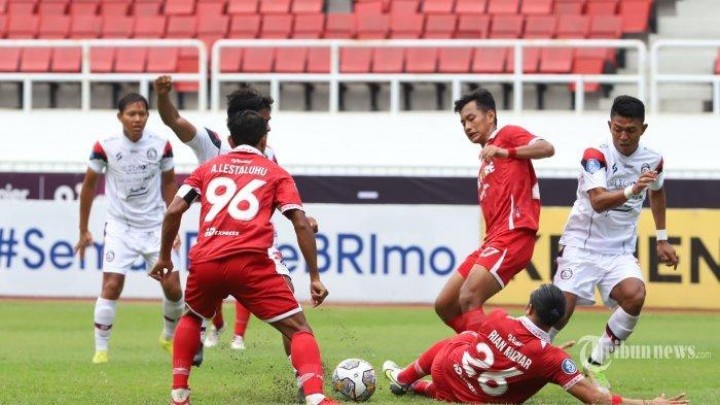 Hasil BRI Liga 1 Persis Solo vs Arema FC: Skor 1-1 Main Imbang. (detik.com/Foto)