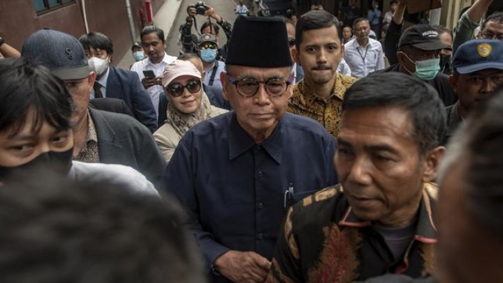 7 Fakta Panji Gumilang Diperiksa hingga Jadi Tersangka Penistaan Agama. (CNNIndonesia/Foto)
