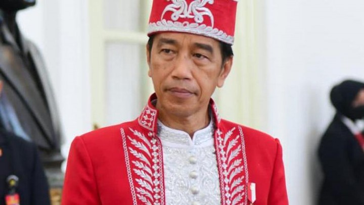 Presiden Jokowi Pimpin Upacara 17 Agustus Terakhirnya di Istana Jakarta. (detik.com/Foto)