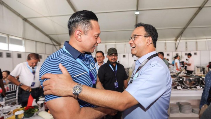 Bacapres Partai Nasdem Anies Baswedan dan Ketum Demorat Agus Harimurti Yudhoyono (AHY). Sumber: detik.com