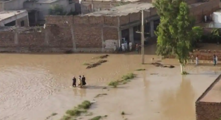 Visual tempat-tempat yang tergenang banjir Pakistan /AFP