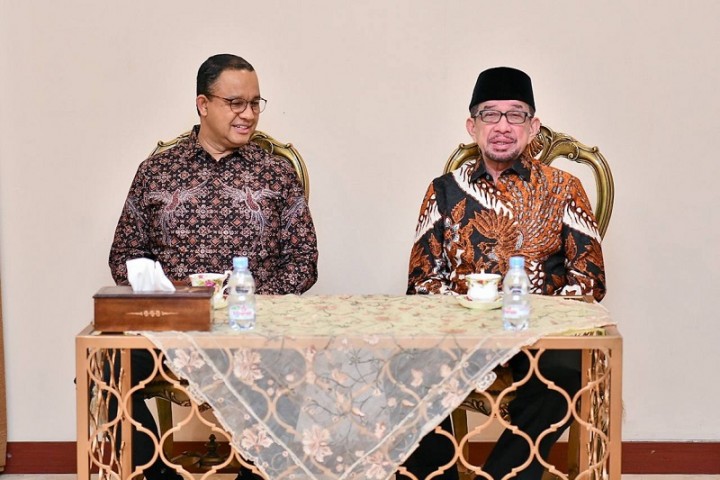 Anies Baswedan Buka-bukaan usai Datangi Ketua Majelis Syura PKS. (Alinea.id/Foto)