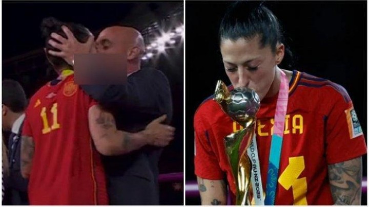 Presiden federasi Sepak Bola Spanyol Didesak Mundur usai Sosok Bibir Pesepak Bola Wanita. (Kompas.com/Foto)