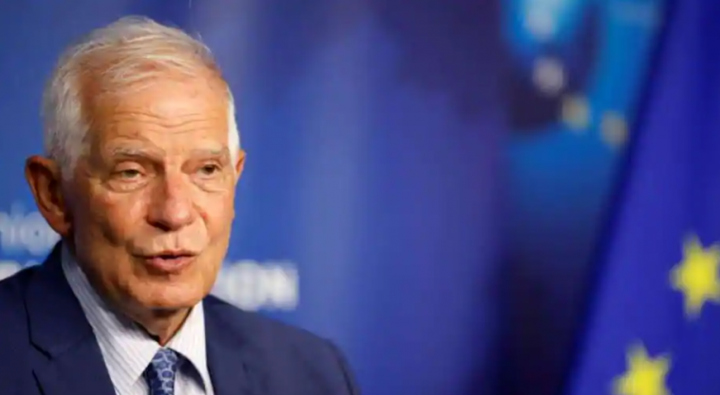 Kepala Kebijakan Luar Negeri Uni Eropa Josep Borrell berbicara tentang ketegangan antara negara-negara tetangga Balkan Barat di Brussels, Belgia, 18 Agustus 2022 /Reuters