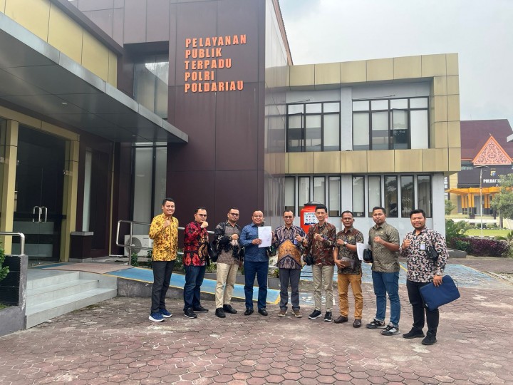 Koperasi KNES Mitra PTPN V Laporkan Para Oknum Penghasut Petani Sawit ke Polda Riau
