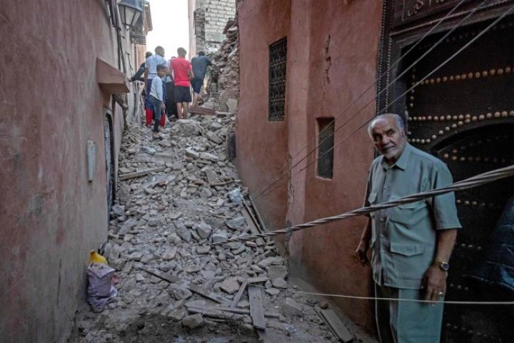 UPDATE: Korban Tewas Gempa Maroko Bertambah, Terakhir Sekitar 296 Orang. (LeMonde/Foto)