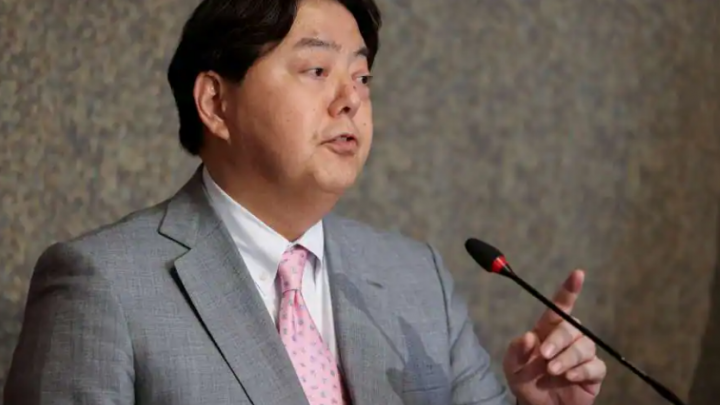 Menteri Luar Negeri Jepang Yoshimasa Hayashi /AP