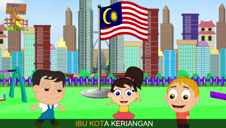 Malaysia Jiplak Lagu 'Halo-Halo Bandung' Jadi 'Halo Kuala Lumpur', Irama dan Intonasinya Mirip. (Tangkapan Layar/Lagu Kanak TV)