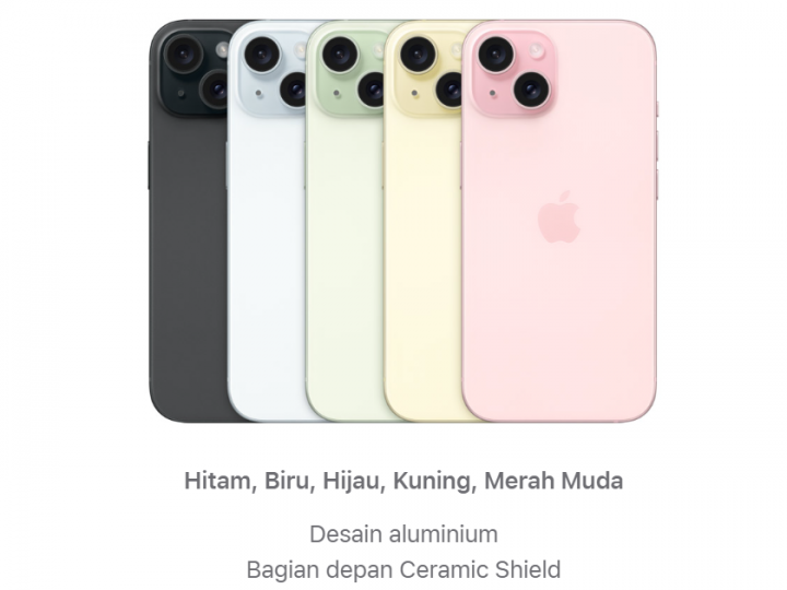 Apple Remsi Luncurkan iPhone15 dan 15 Plus yang Bisa Deteksi Kecelakaan, Berikut Spesifikasi dan Keunggulannya. (Tangkapan Layar Website/apple.com)