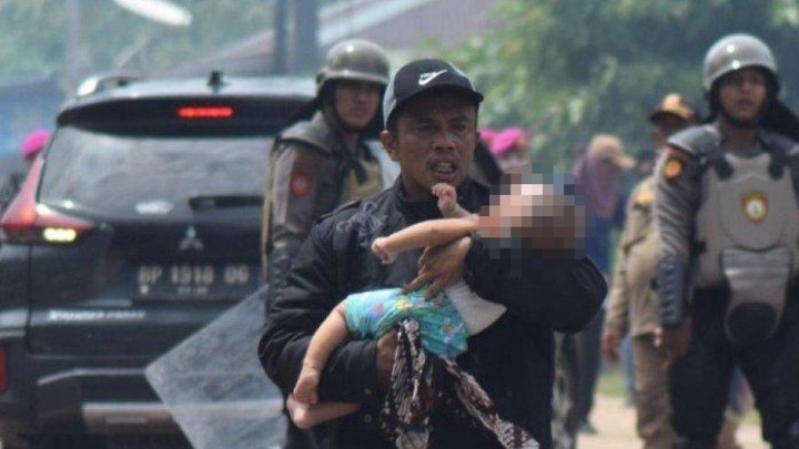 Korban kasus pelanggaran HAM di Rempang. Sumber: Tribunnewswiki