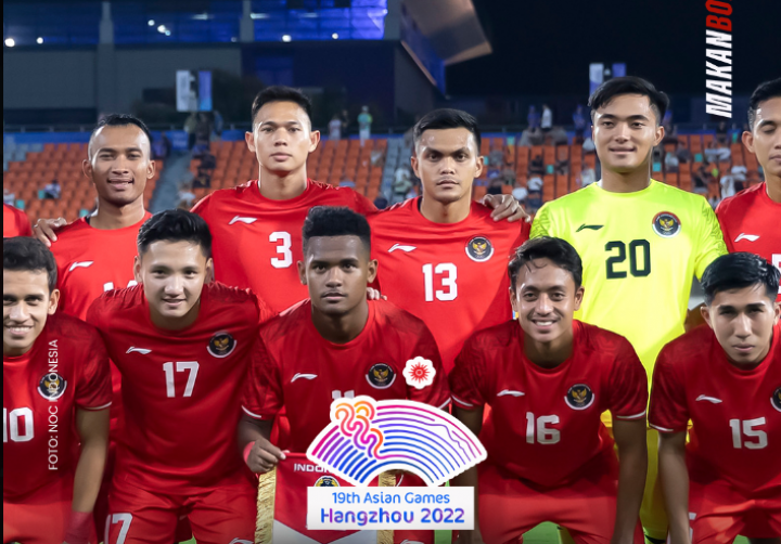 Timnas Indonesia U-24 Lolos ke 16 Besar Asian Games 2023, Meski Kalah atas Korea Utara. (Tangkapan Layar X/makanbola.id)