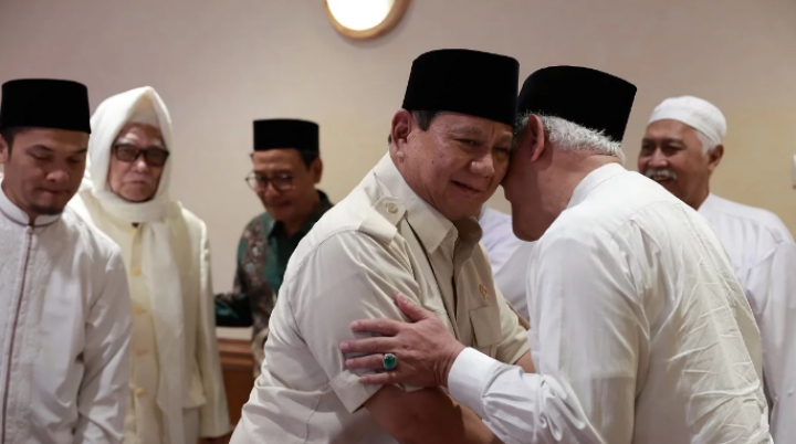 Prabowo Jumpa Kiai NU Sebut telah Kerucutkan Cawapres Jadi Dua Nama Saja. (Tangkapan Latar Website beritabeta.com)