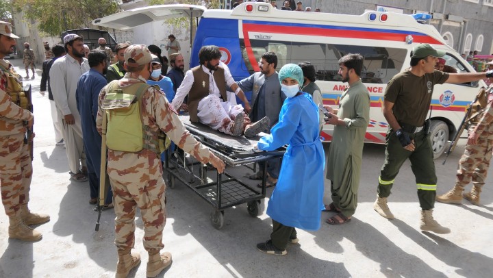 52 Orang Tewas Akibat Bom Bunuh Diri saat Maulid Nabi Muhammad di Pakistan. (kba.one.com/Foto)