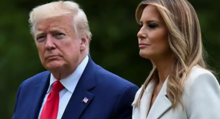 Mantan presiden AS Donald Trump dan istri Melania Trump /Reuters