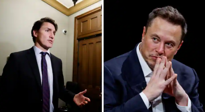 Elon Musk dan Justin Trudeau /Agensi