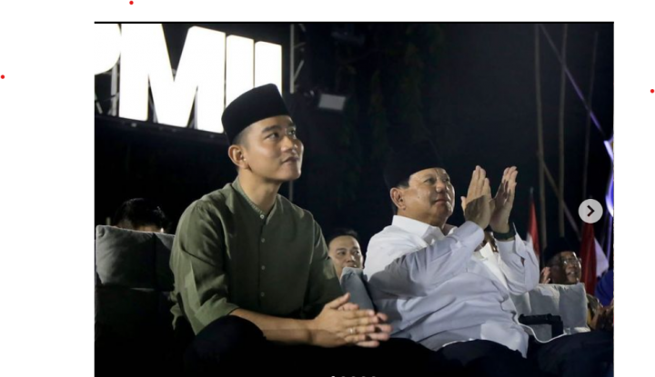 Benarkah Ada 'Endorsement' Jokowi di Balik Ambisi Prabowo ke Gibran?. (Tangkapan Layar Instagram @prabowo)