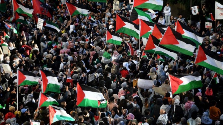 Massa Pro-Palestina Australia dan AS Rayakan Serangan Hamas ke Israel. (Ilustrasi/X)